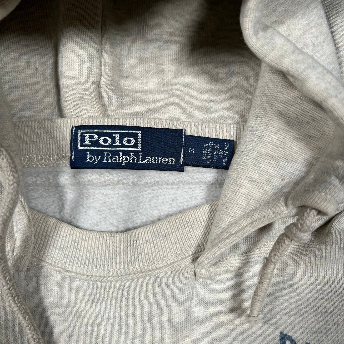 Y2K Polo Ralph Lauren Saranac Lake AOP Hoodie Size Medium USED v19036