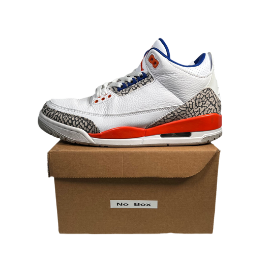 Jordan 3 Knicks (2019) Size 8 USED s17609