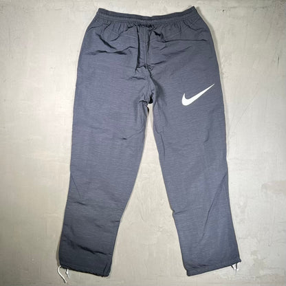 Stussy Nike Grey Nylon Track Pants Size Medium USED x18817