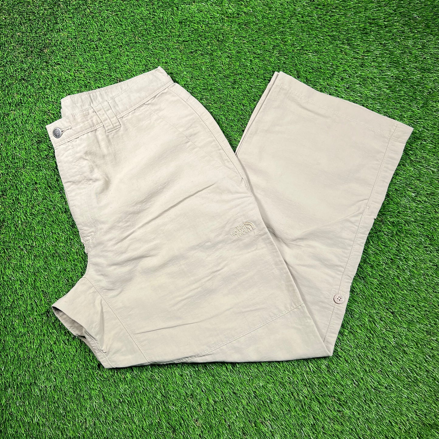 North Face Khaki Tech Pants Size 38 USED v18575