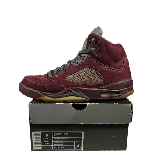 Jordan 5 Burgundy (2006) Size 9 USED s18248