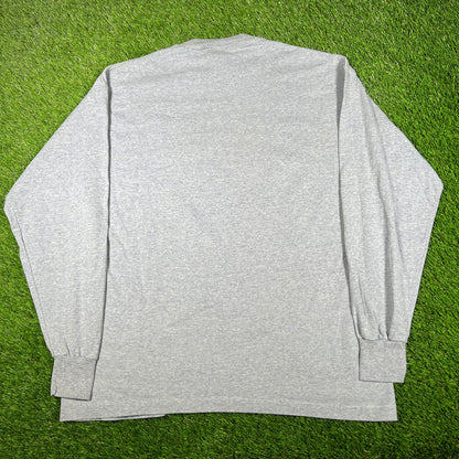 1996 Dallas Cowboys Helmet Grey Longsleeve Size XL USED v16953