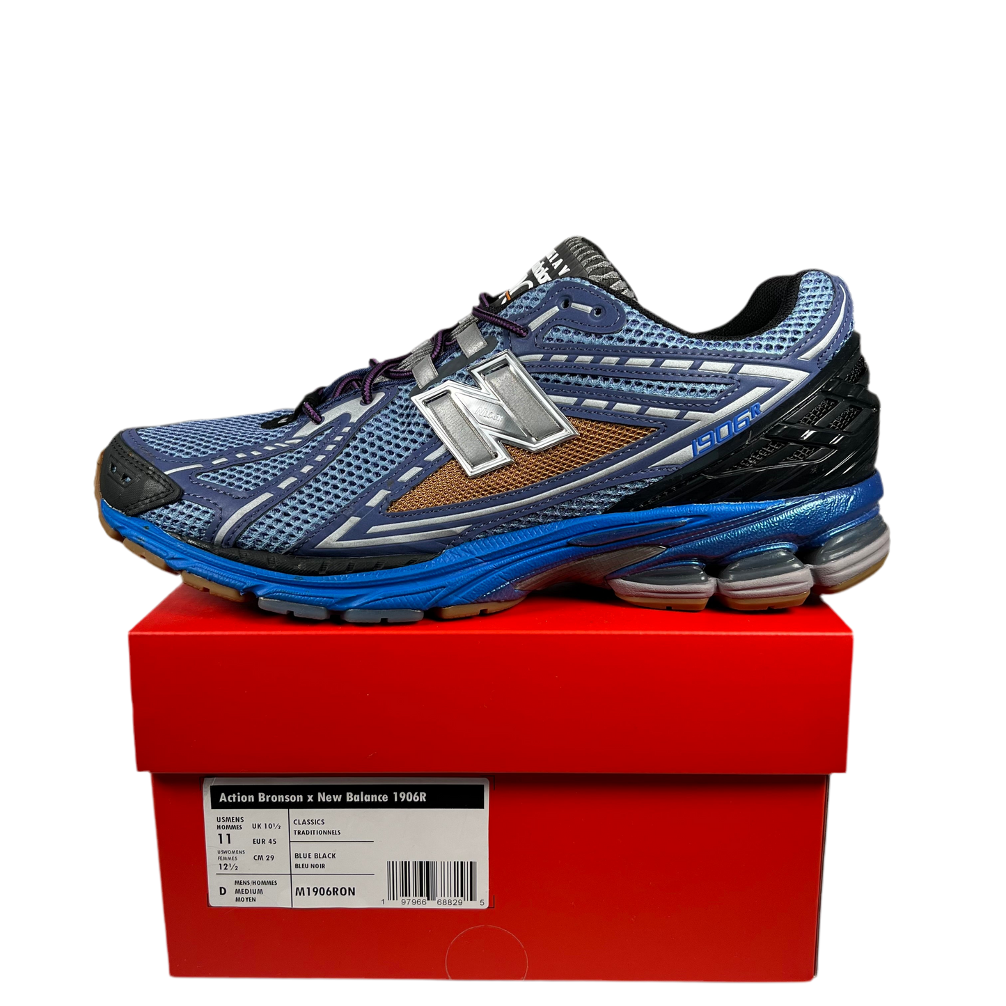 New Balance 1906R Action Bronson Medusa Azul (2024) Size 11 USED s17878
