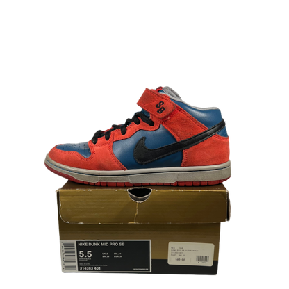 Nike SB Dunk Mid Spider Man (2008) Size 5.5 USED s18479