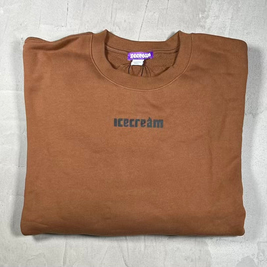 Ice Cream Brown Logo Crewneck Size XL NEW x18477