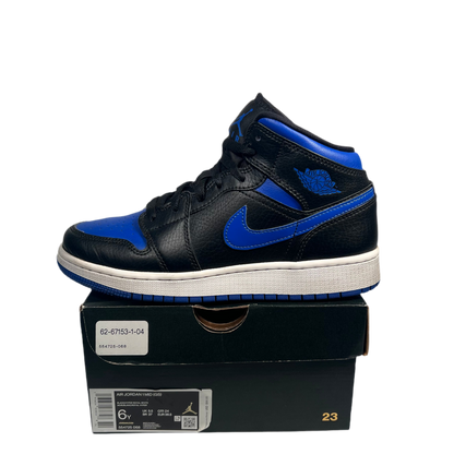 Jordan 1 Mid Royal (2020) Size 6y USED s17633