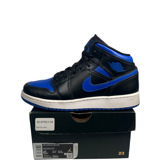 Jordan 1 Mid Royal (2020) Size 6y USED s17633