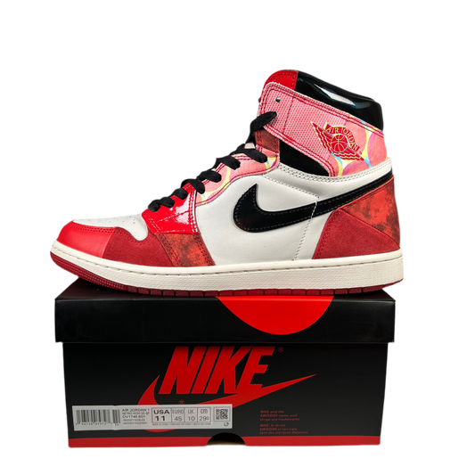 Jordan 1 Spider Man Spider Verse (2023) Size 11 USED s18358