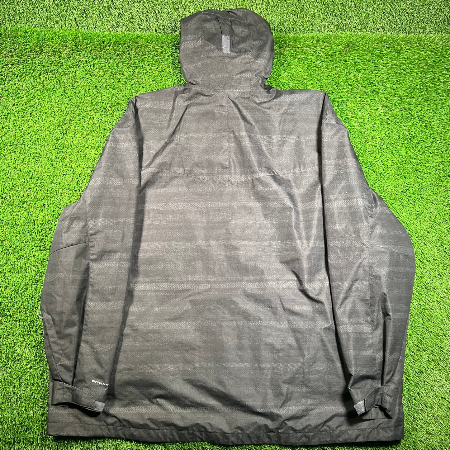 Columbia Black Windbreaker Jacket Size 5XT USED v18500