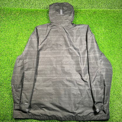 Columbia Black Windbreaker Jacket Size 5XT USED v18500