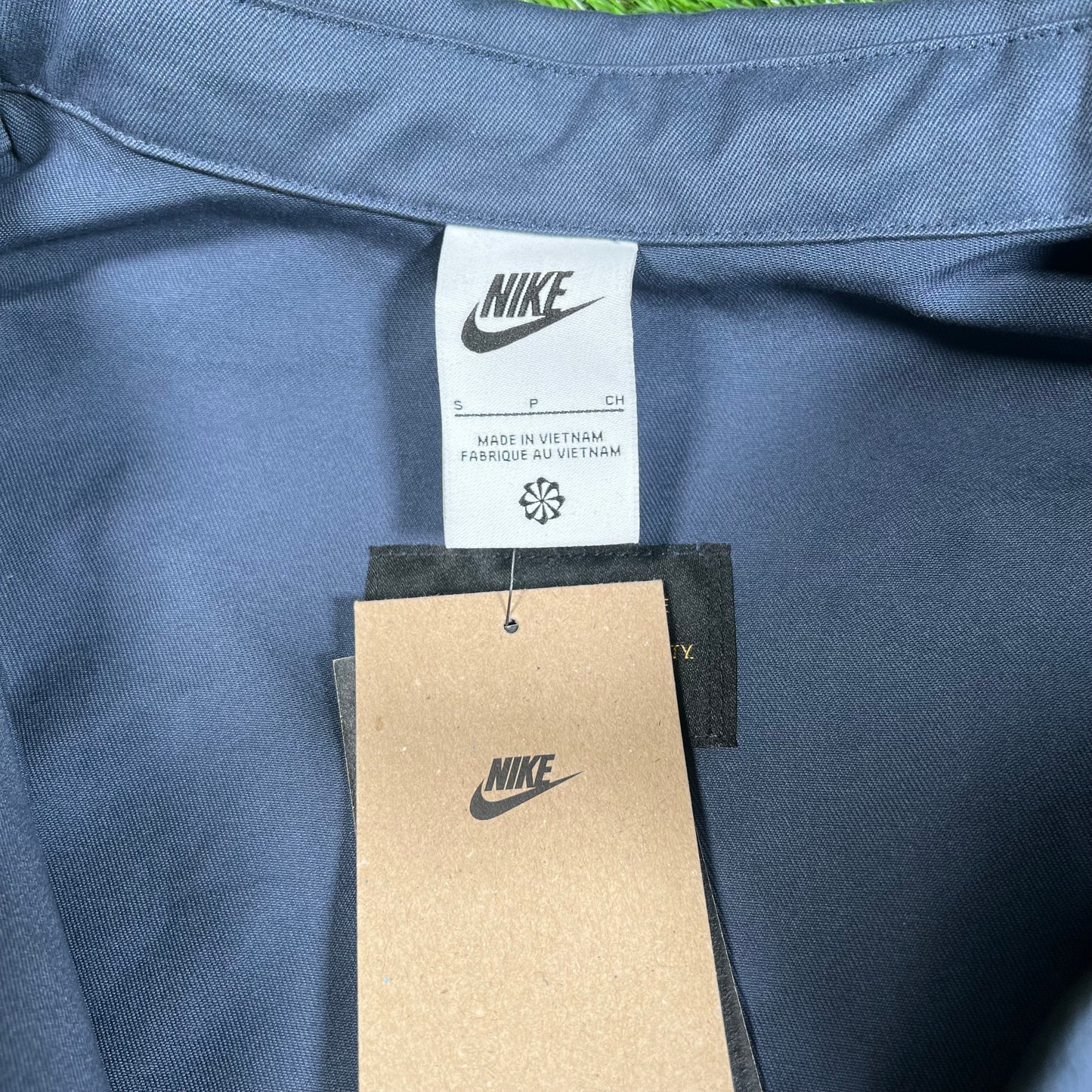 Nike Washed Navy Waxed Canvas Jacket Size Small NEW v18167