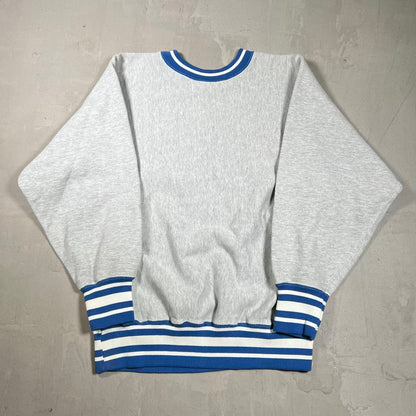 1990s Ithaca College Grey Crewneck Size Large USED v20136