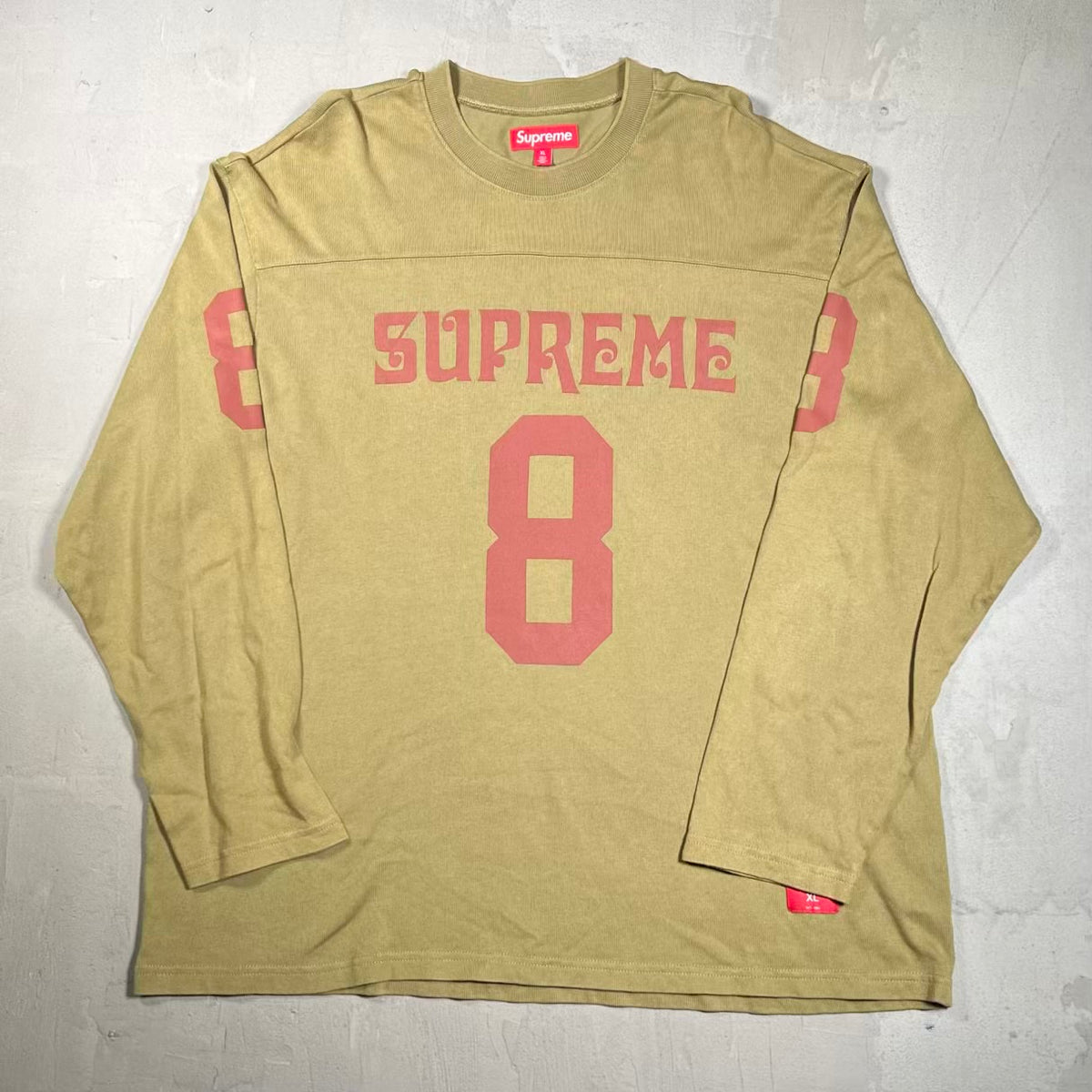 Supreme Affiliated Green Football Longsleeve (2025) Size XL USED x18814