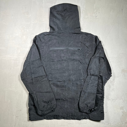 Supreme Skew Hooded Nylon Jacket Black (2017) Size Medium USED x18367