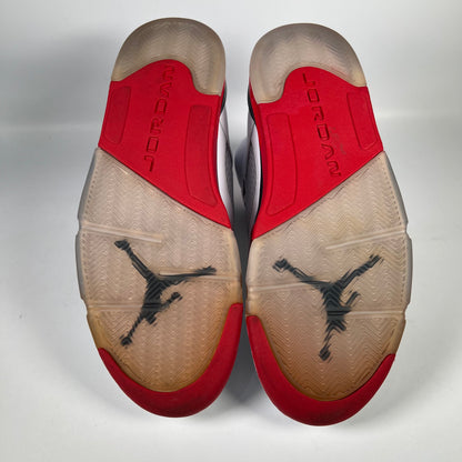 Jordan 5 Fire Red Black Tongue (2013) Size 11 USED s19149