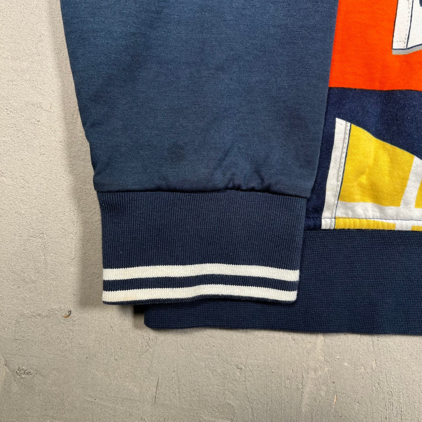 Polo Ralph Lauren Flag Half AOP Crest Zip Up Size XL USED v18942
