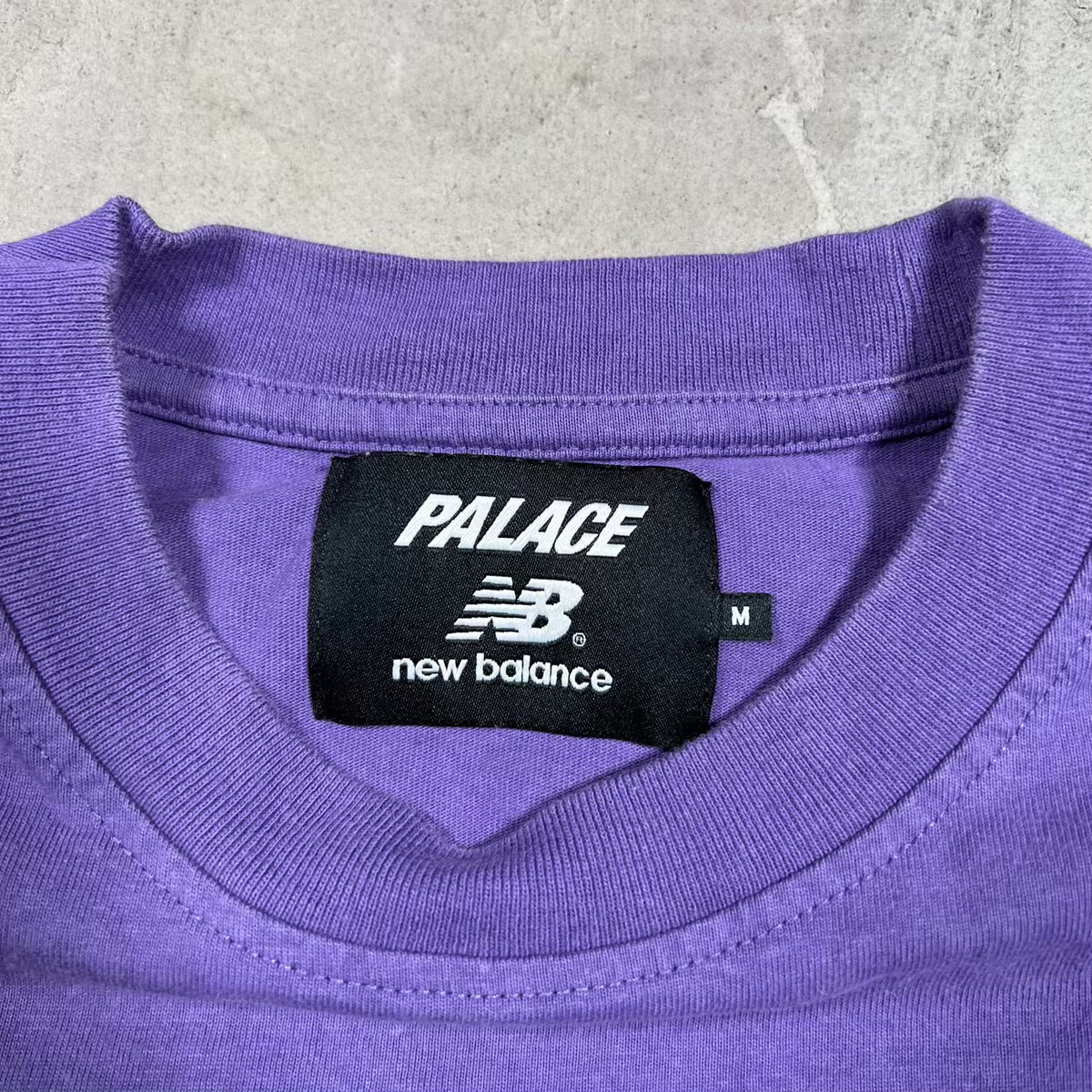 Palace New Balance Purple Tee Size Medium USED x18285
