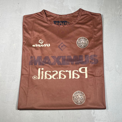 Travis Scott Circus Maximus Soccer Jersey Brown Size Large NEW x17329