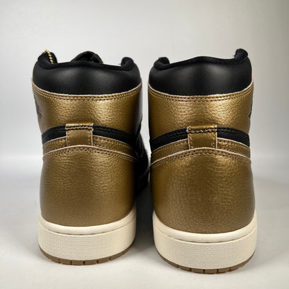 Jordan 1 High Black Metallic Gold (2024) Size 13 NEW s20503