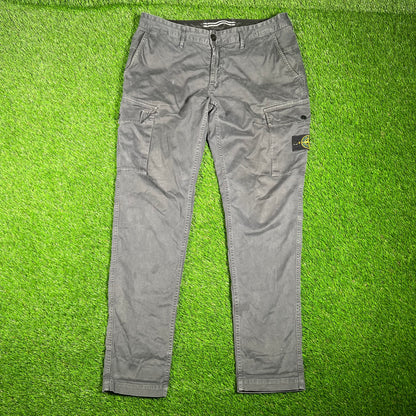 Stone Island Cargo Washed Grey Pants Size 34 USED x15441