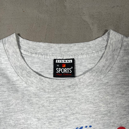1993 US Open Artwork Grey Tee Size XL USED v19324
