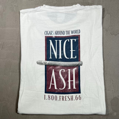 1990s Cigars 1800.Fresh White Tee Size XL USED v20070