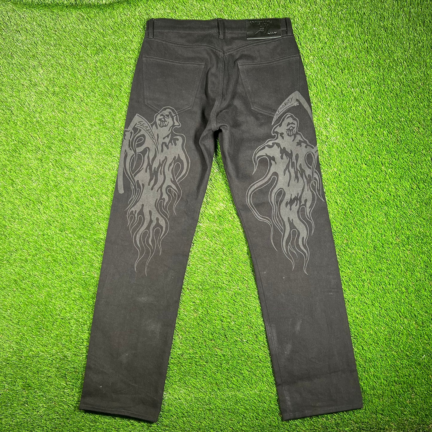 Warren Lotas Mainline Black Reaper Denim Size 30 USED x15705