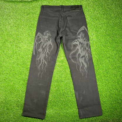 Warren Lotas Mainline Black Reaper Denim Size 30 USED x15705