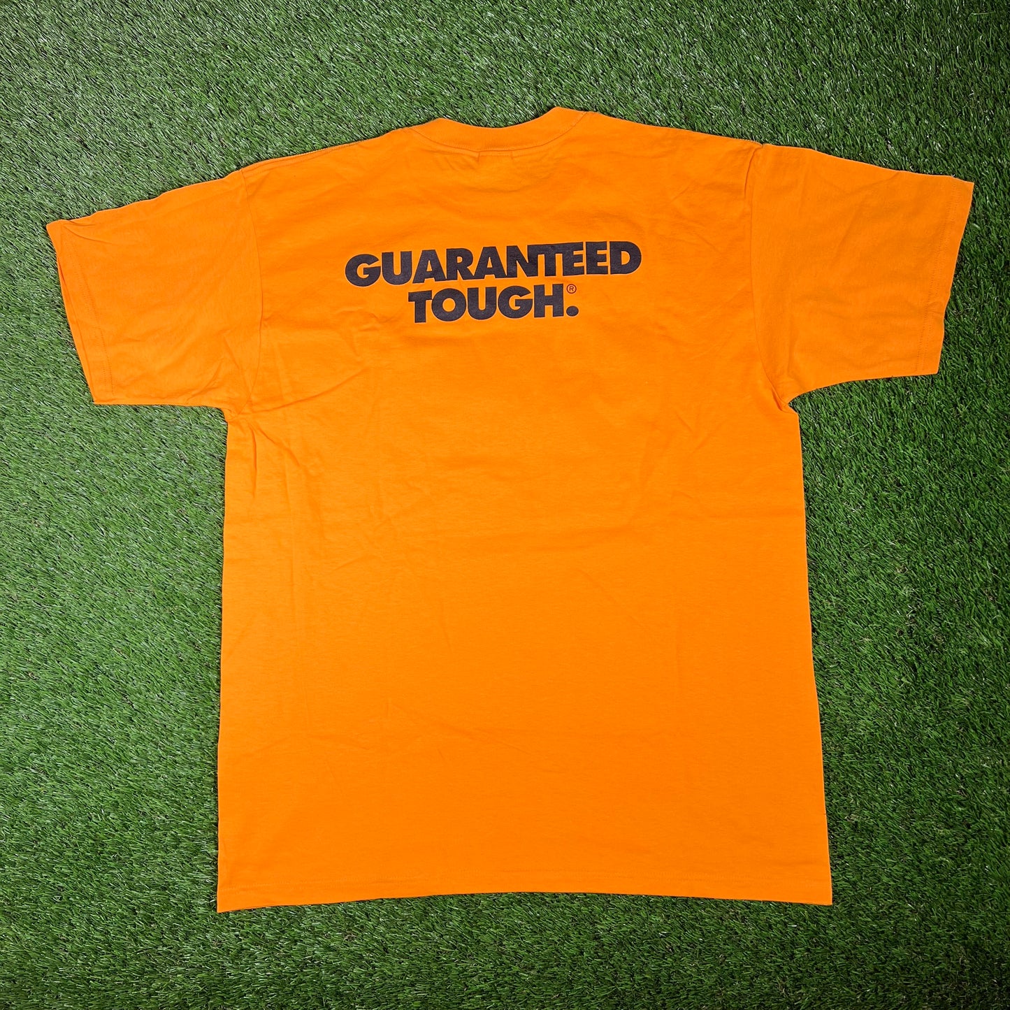 Y2K Dewalt Yellow Logo Tee Size Large USED v17498