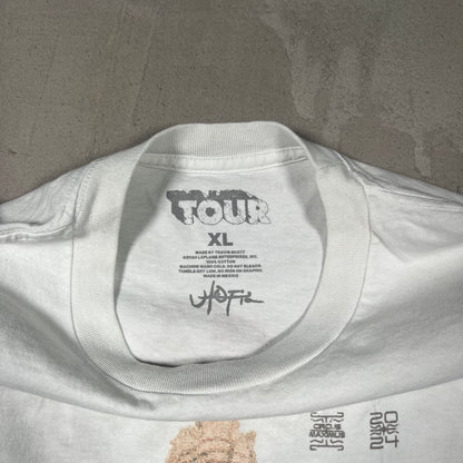 Travis Scott Circus Maximus "See the Future" White Tee Size XL USED x17354