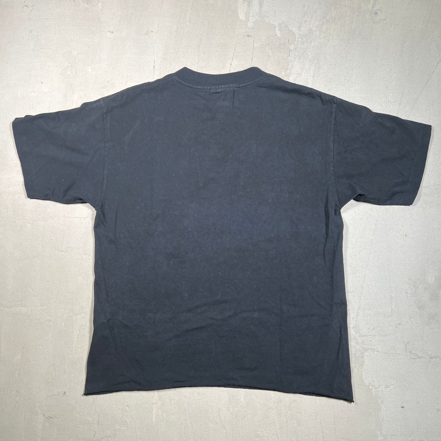 1996 Dennis Rodman Bad as I Wanna Be Cropped Black Tee Size Medium USED v12762