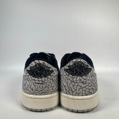 Jordan 1 Low Black Cement (2023) Size 9 USED s23783