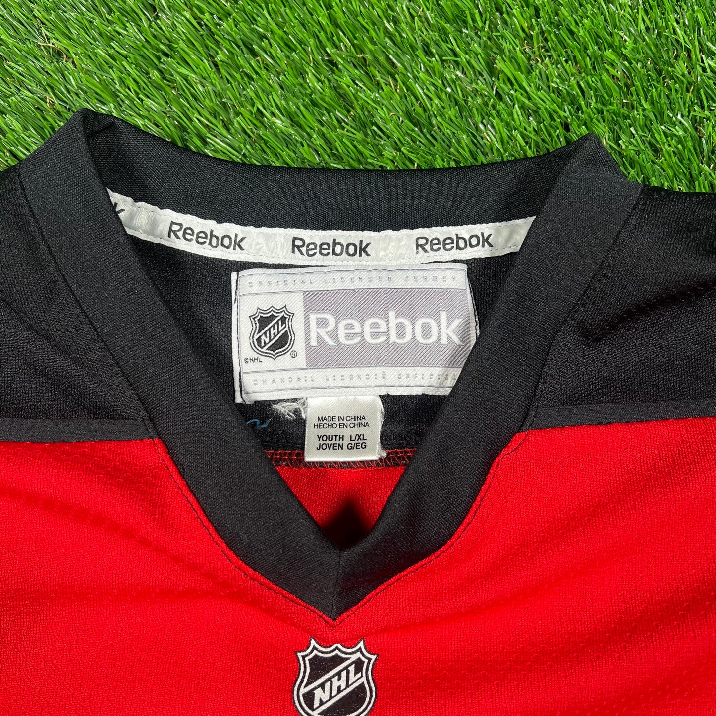 NJ Devils Brodeur Reebok Red Jersey Size Small USED v18746