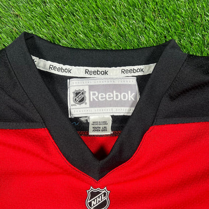 NJ Devils Brodeur Reebok Red Jersey Size Small USED v18746