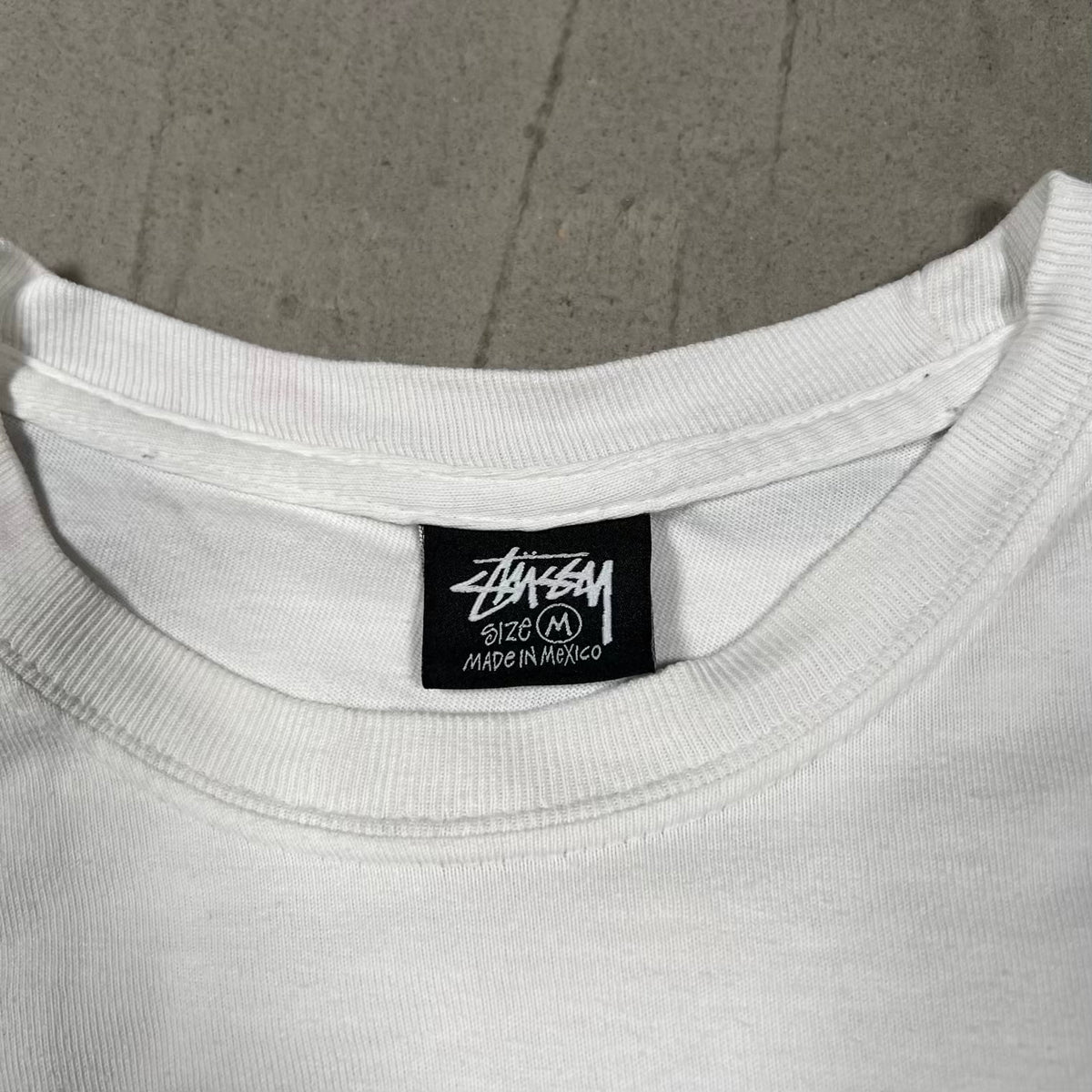 Stussy Eric B & Rakim "Move the Crowd" White Longsleeve Size Medium USED x18403