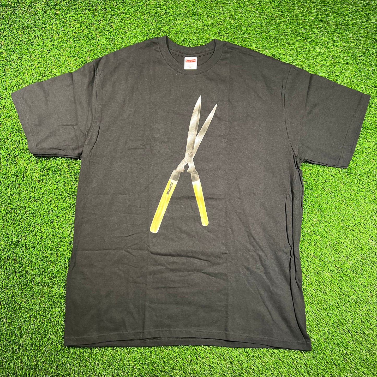 Supreme Shears Tee Black (2019) Size XL NEW x16426
