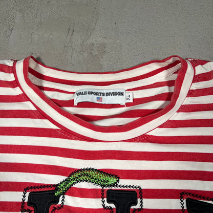 Vale Valley Dreams Striped Red Longsleeve Size XL USED x17081