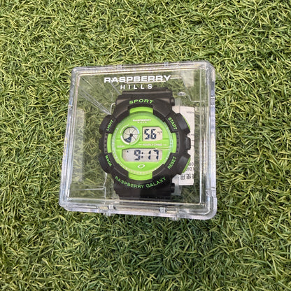 GV Gallery Raspberry Hills Black/Green G Shock Watch NEW