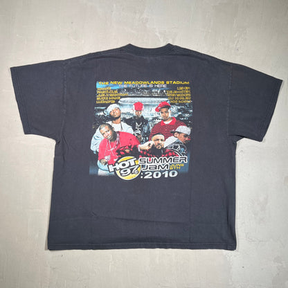 2010 Hot 97 Summer Jam Black Tee Size XXL USED v17949