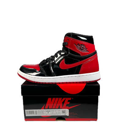 Jordan 1 Patent Bred (2021) Size 7 USED s22816