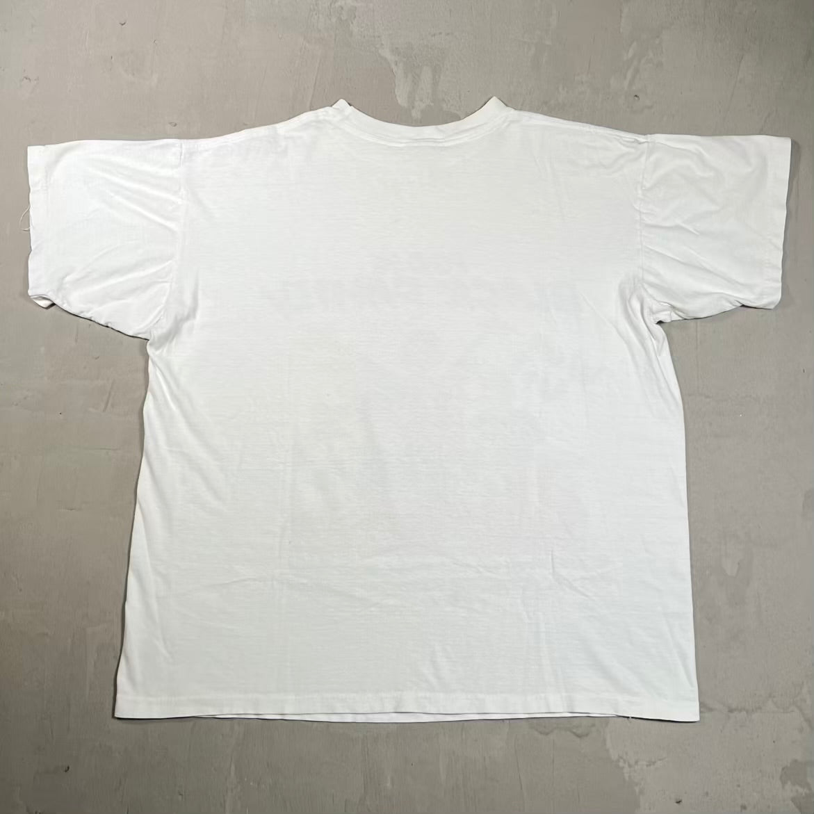 1990s Black Family  Wuz Up White Tee Size Large USED v20331