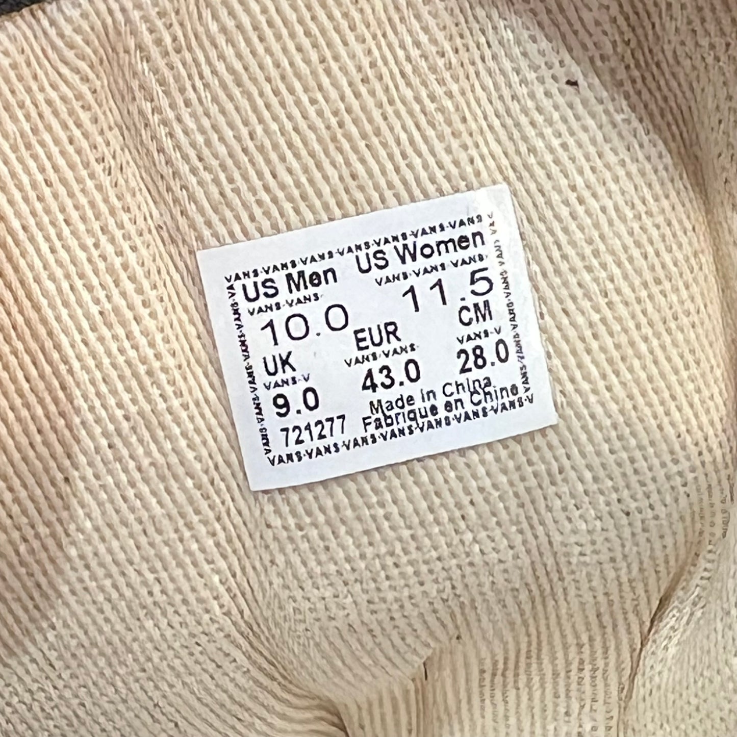 Vans Old Skool U-Man Dark Shadow (2021) Size 10 NEW s20229