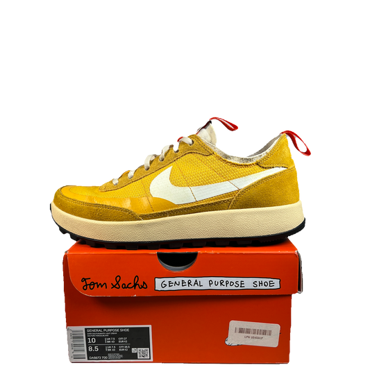NikeCraft General Purpose Shoe Tom Sachs Dark Sulfur (2022) Size 8.5 USED s22634