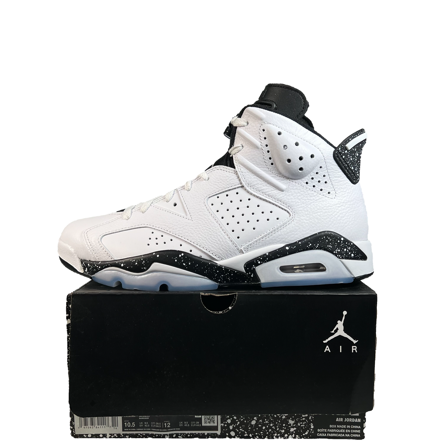Jordan 6 Reverse Oreo (2024) Size 10.5 NEW s21649