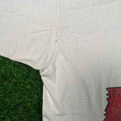 1992 Crowded House Summer Tour White Tee Size XL USED v18741