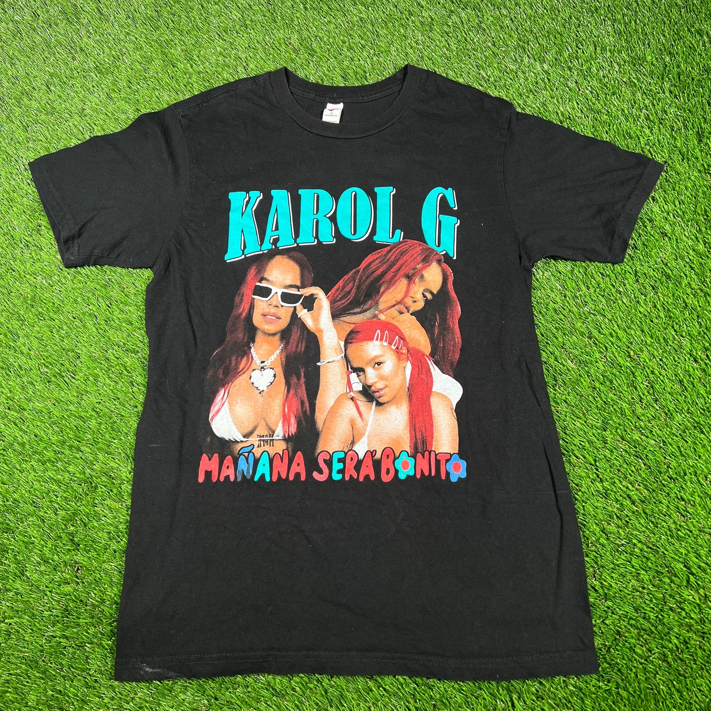 Karol G Modern Rap Style Rap Tee Size Medium USED v16925
