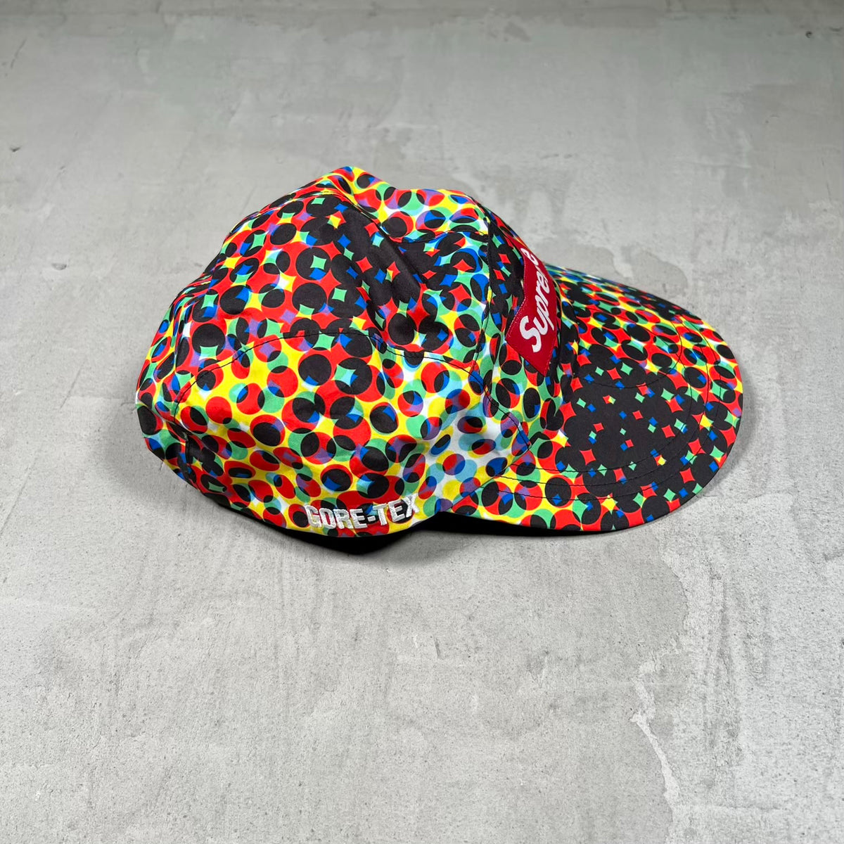 Supreme Gore-Tex Paclite Long Bill Multicolor Camp Cap Hat (2023) USED x18750
