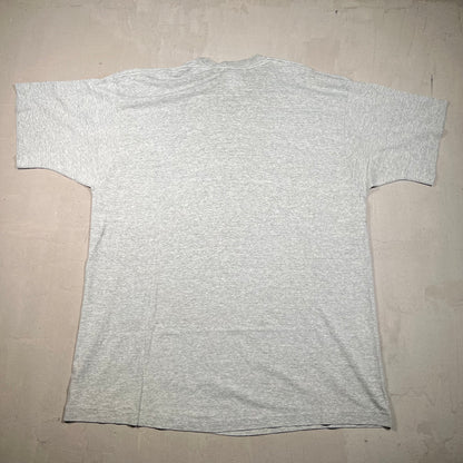 1990s Steve Kerr Chicago Bulls 3 Point Pro Player Tag Grey Tee Size XXL USED v17803