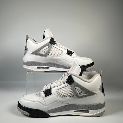 Jordan 4 White Cement (2025) Size 10 USED s19688