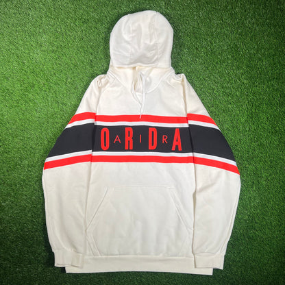 Air Jordan White Logo Hoodie Size XL NEW v17921
